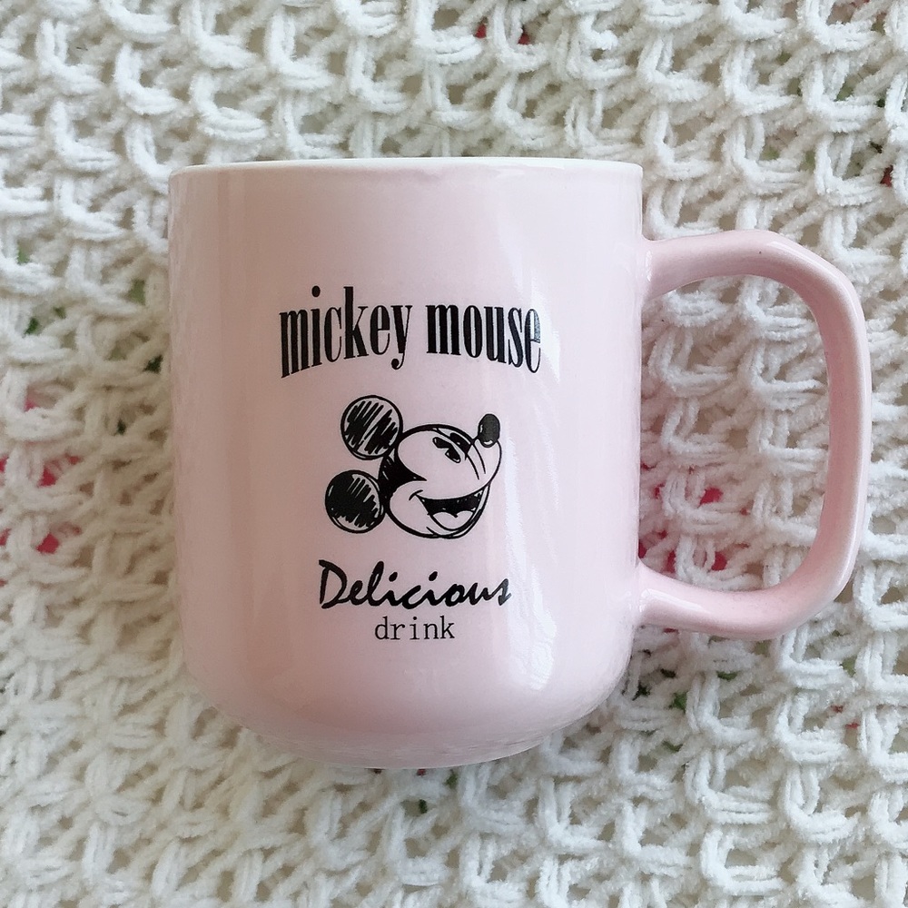 Disney Tokyo Mickey Mouse soft pink Tea mug